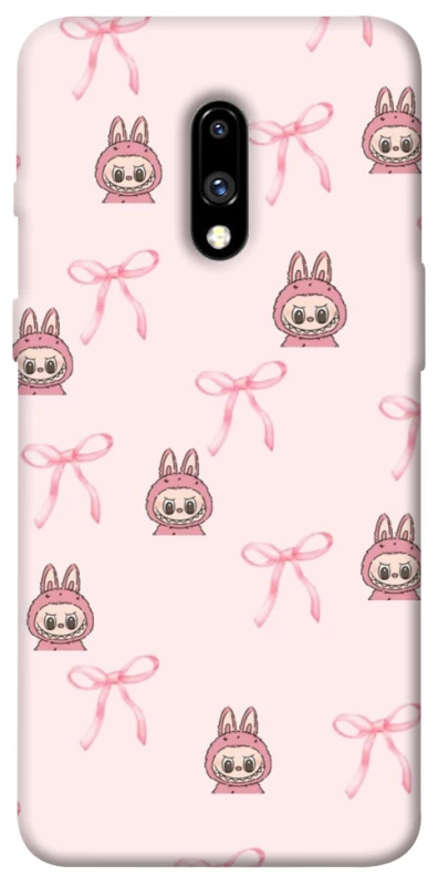 Чохол на OnePlus 7 Pink bows and Labubus фото 1 з 1