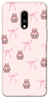 Чохол на OnePlus 7 Pink bows and Labubus фото 1 з 1