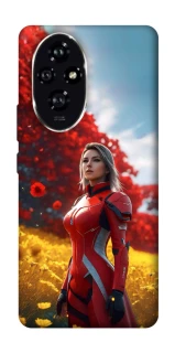 Чохол на Honor 200 Cyber space girl ver.5 фото 1 з 1
