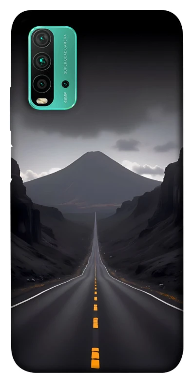 Чехол на Xiaomi Redmi Note 9 4G / Redmi 9 Power Black mountains фото 1 из 1