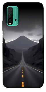 Чехол на Xiaomi Redmi Note 9 4G / Redmi 9 Power Black mountains фото 1 из 1