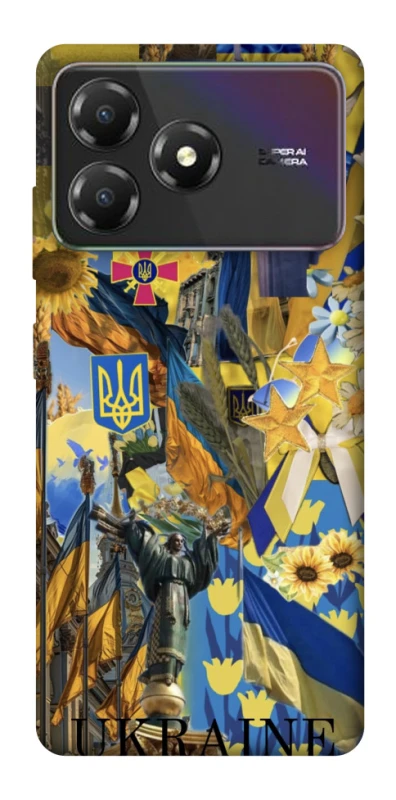 Чехол на ZTE Blade A36 Ukraine style ver.8 фото 1 из 1