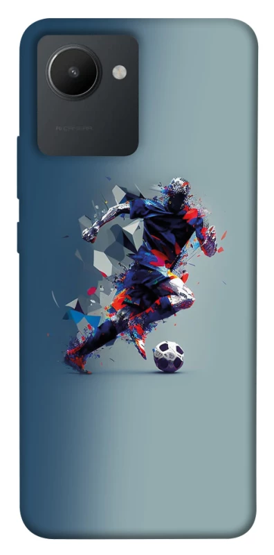Чехол на Realme C30 Футболист фото 1 из 1