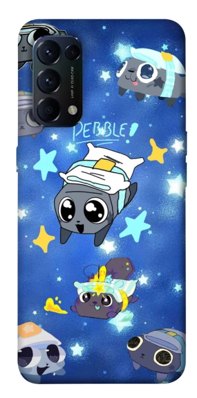Чохол на Oppo Reno 5 4G Pebble kitten stars фото 1 з 1