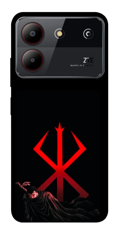 Чохол на ZTE Blade A54 4G Berserk Red Logo фото 1 з 1