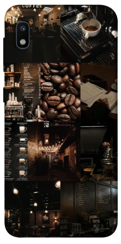 Чохол на Samsung Galaxy A10 (A105F) Coffee collage ver.1 фото 1 з 1