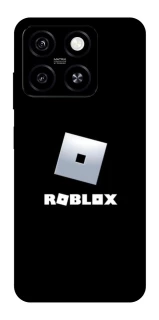 Чехол на ZTE Blade A55 4G Roblox logo black фото 1 из 1