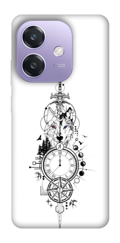 Чехол на Oppo A3X Tattoo ver.8 фото 1 из 1
