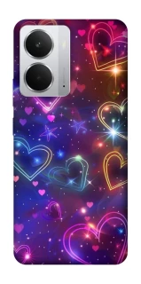 Чехол на Realme 14 Drawn hearts фото 1 из 1