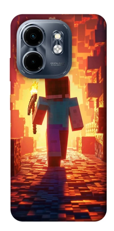 Чохол на Infinix Smart 9 4G / Hot 50i Minecraft adventure фото 1 з 1