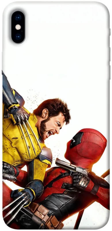 Чехол на Apple iPhone XS Max (6.5") Deadpool and Wolverine фото 1 из 1