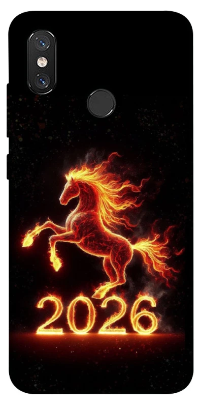 Чохол на Xiaomi Mi 8 Red Fire Horse ver.1 фото 1 з 1