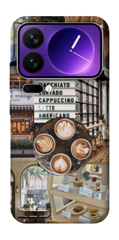 Чохол на Xiaomi 17 Pro Max Coffee collage ver.5 фото 1 з 1