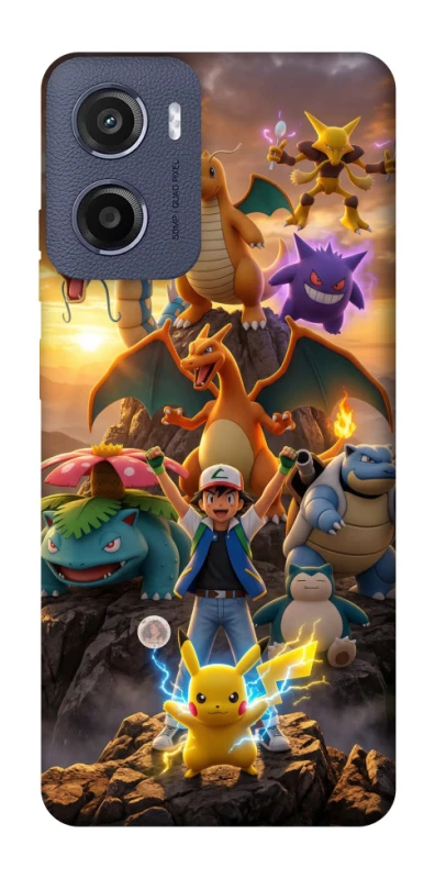 Чохол на Motorola Moto E15 Pokemon фото 1 з 1