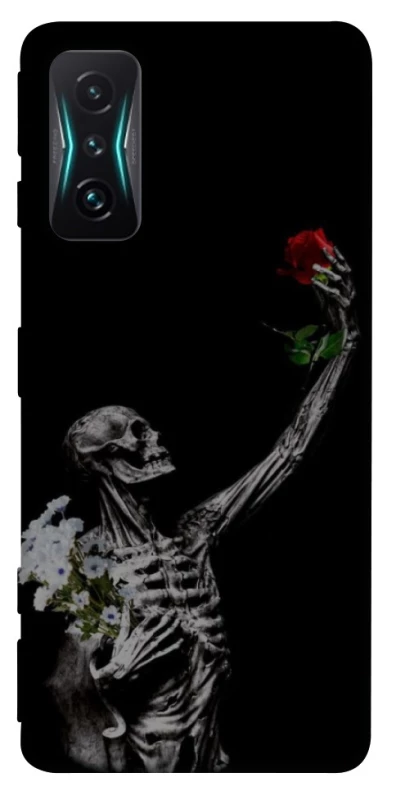 Чехол на Xiaomi Redmi K50 Gaming Skeleton vs Rose фото 1 из 1