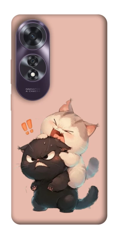 Чохол на Oppo A60 Сat and cat фото 1 з 1