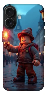 Чехол на Apple iPhone 17 (6.3") Roblox Fire Logo Blue Flames фото 1 из 1