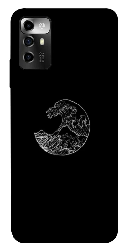 Чохол на ZTE Blade A72 Black tsunami фото 1 з 1