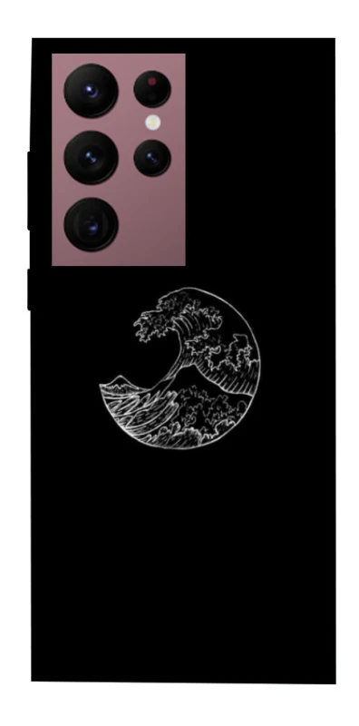 Чохол на Samsung Galaxy S22 Ultra Black tsunami фото 1 з 1