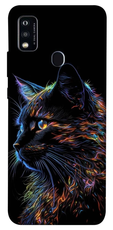 Чехол на ZTE Blade A51 Черный кот фото 1 из 1