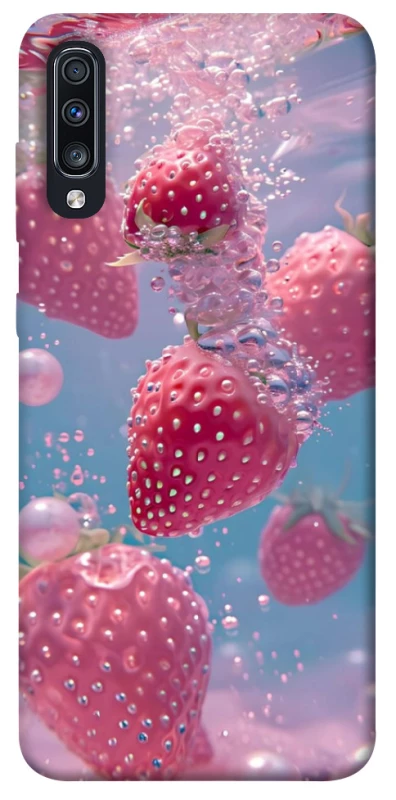 Чохол на Samsung Galaxy A70 (A705F) Полуниця в воді фото 1 з 1