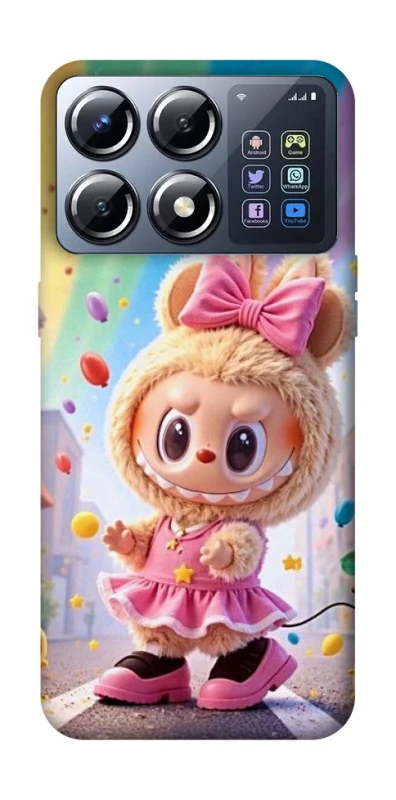 Чохол на Xiaomi POCO X8 Pro Labubu rainbow фото 1 з 1