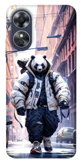 Чехол на Oppo A17 Панда курьер фото 1 из 1