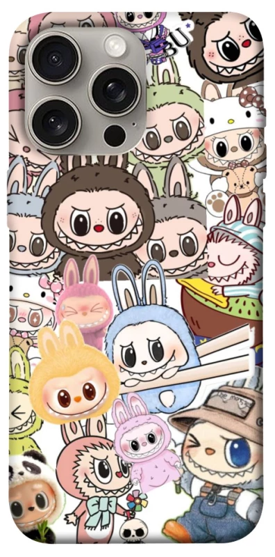 Чохол на Apple iPhone 15 Pro Max (6.7") All Labubus фото 1 з 1
