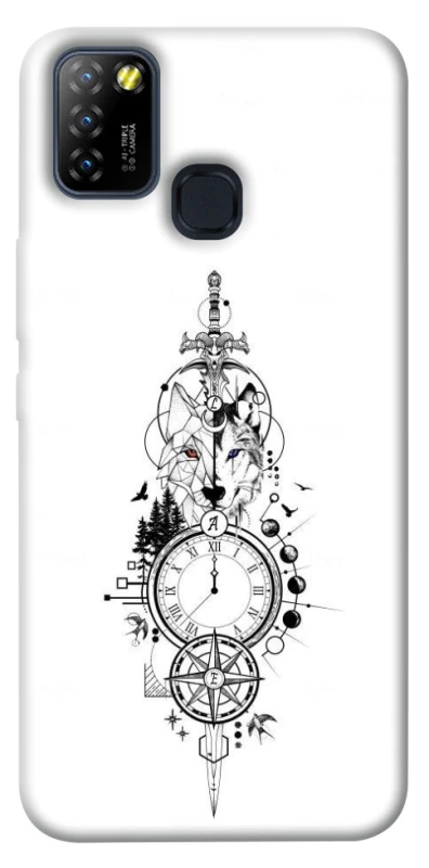 Чехол на Infinix Hot 10 Lite Tattoo ver.8 фото 1 из 1