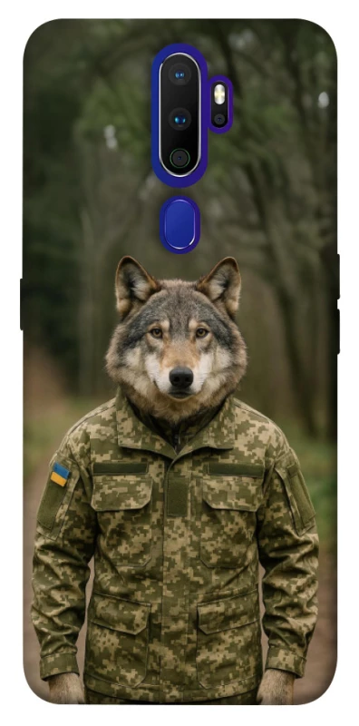 Чехол на Oppo A5 (2020) / Oppo A9 (2020) Волк защитник фото 1 из 1