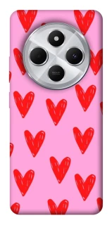 Чехол на Xiaomi Redmi 14C / Poco C75 Red hearts 2 фото 1 из 1
