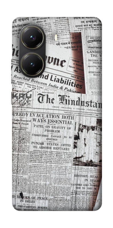 Чохол на Xiaomi Poco X6 Pro Газети фото 1 з 1