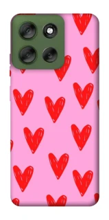 Чохол на Motorola Moto G56 5G Red hearts 2 фото 1 з 1