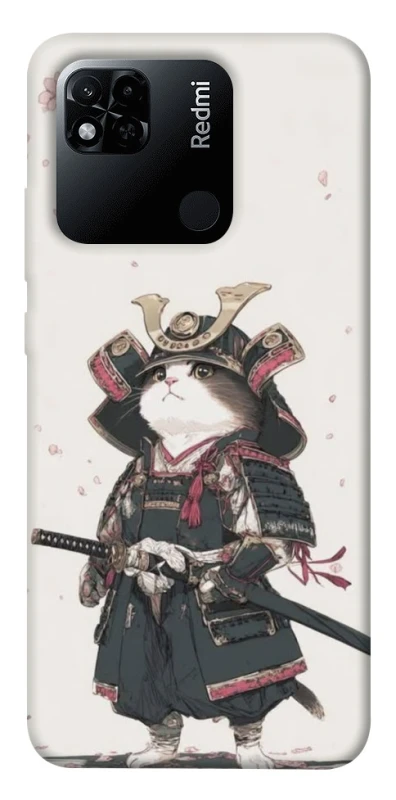 Чохол на Xiaomi Redmi 10A Samurai Cat Warrior фото 1 з 1