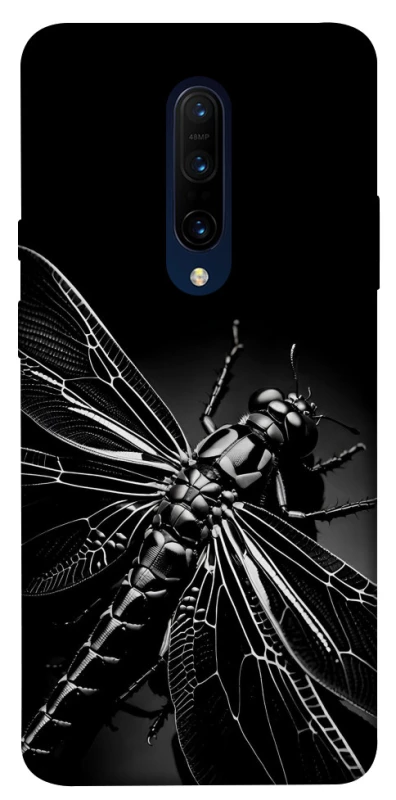 Чохол на OnePlus 7 Pro Black dragonfly фото 1 з 1