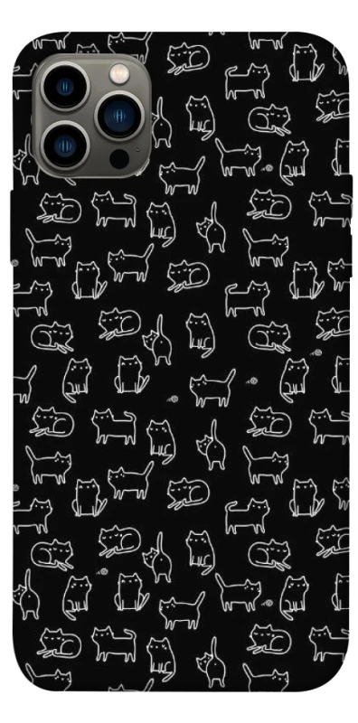 Чохол на Apple iPhone 12 Pro (6.1") Black Cats фото 1 з 1