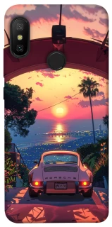 Чохол на Xiaomi Mi A2 Lite / Xiaomi Redmi 6 Pro Porsche at sunset фото 1 з 1