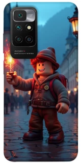 Чохол на Xiaomi Redmi 10 Roblox Fire Logo Blue Flames фото 1 з 1