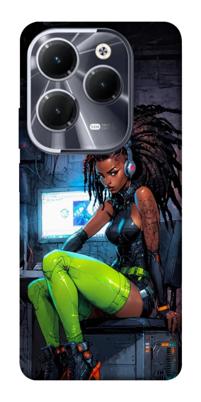 Чохол на Infinix Hot 40 Cyber girl фото 1 з 1