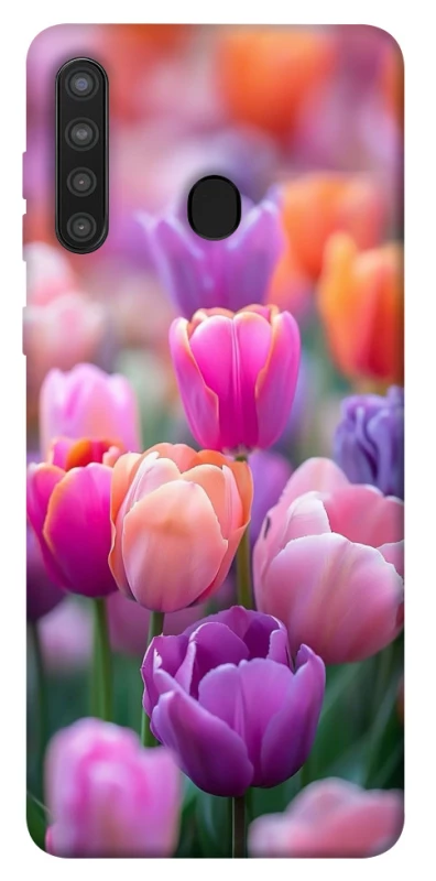 Чехол на Samsung Galaxy A21 Поле тюльпанов фото 1 из 1