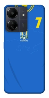 Чохол на Xiaomi Poco C65 UA-Football ver.4 фото 1 з 1