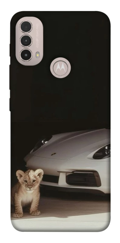 Чохол на Motorola Moto E40 Porsche white фото 1 з 1