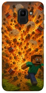 Чохол на Samsung J600F Galaxy J6 (2018) Minecraft v7 фото 1 з 1