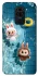Чохол на Xiaomi Redmi Note 9 / Redmi 10X Labubu in the pool фото 1 з 1