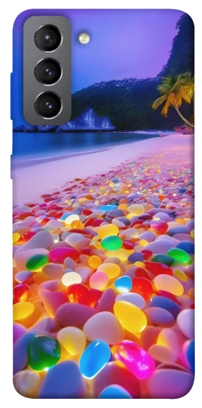 Чехол на Samsung Galaxy S21 FE Светящиеся камни на берегу фото 1 из 1