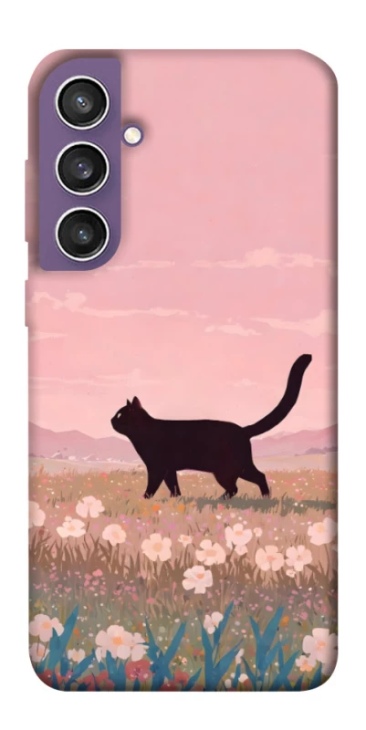 Чохол на Samsung Galaxy S23 FE cat on a field фото 1 з 1