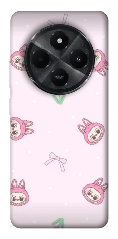 Чохол на Xiaomi Poco M7 Labubu Flower фото 1 з 1