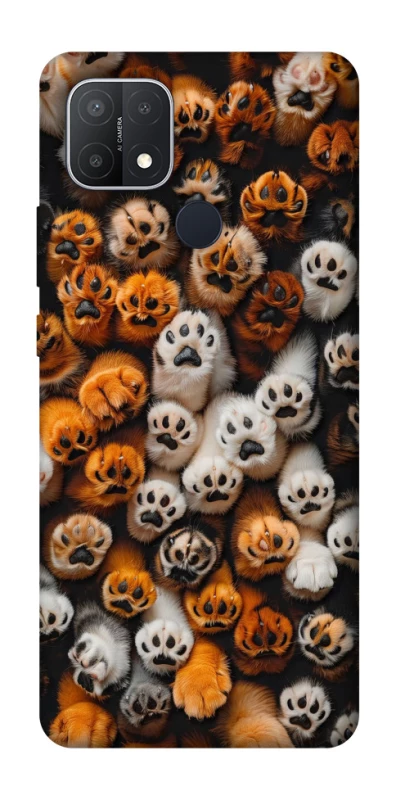 Чехол на Oppo A15s / A15 Сat paws фото 1 из 1