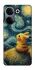 Чохол на TECNO Camon 20 Pro (CK7n) Pikachu and Van Gogh фото 1 з 1