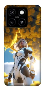 Чохол на ZTE Blade A55 4G Cyber space girl ver.3 фото 1 з 1